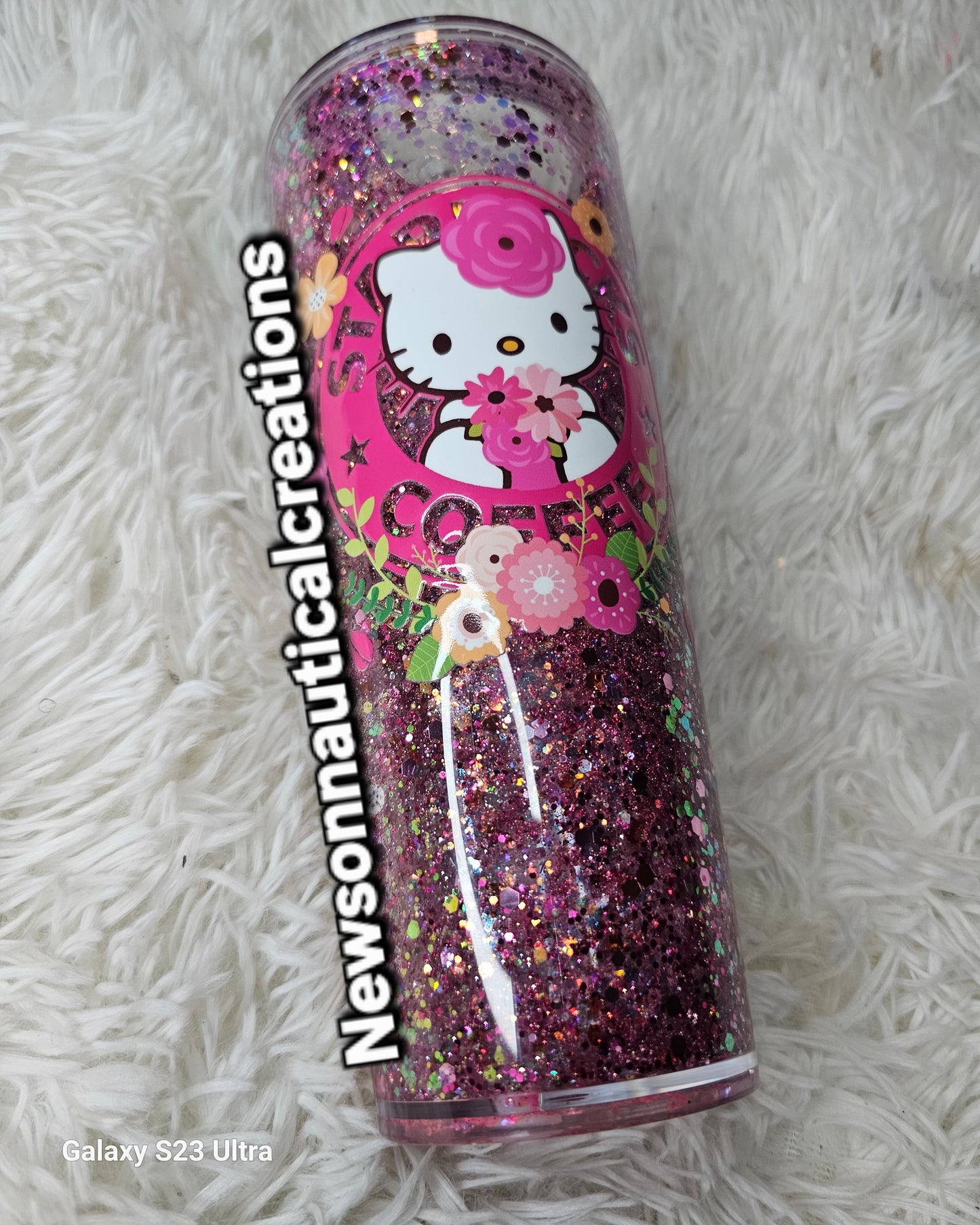 RTS HK Snowglobe 24oz Acrylic Tumbler