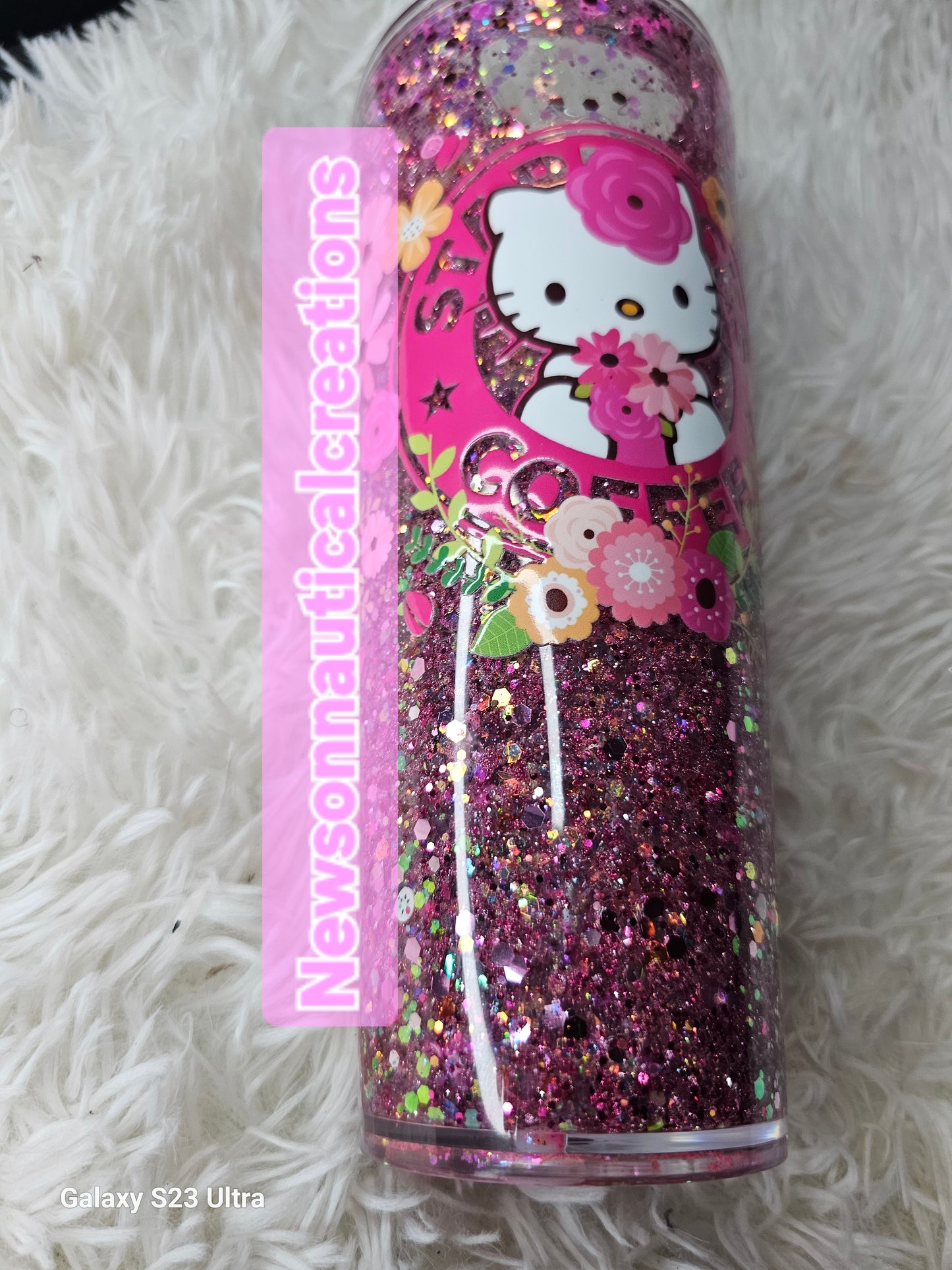 RTS HK Snowglobe 24oz Acrylic Tumbler