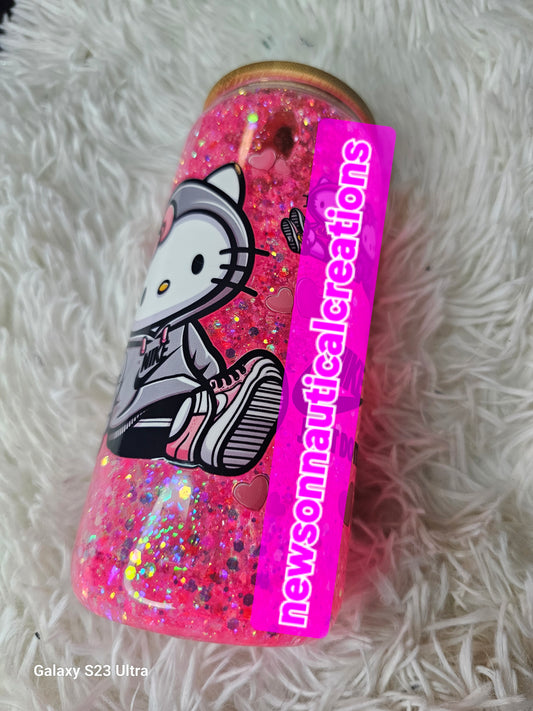 20oz Glass Snowglobe HK RTS