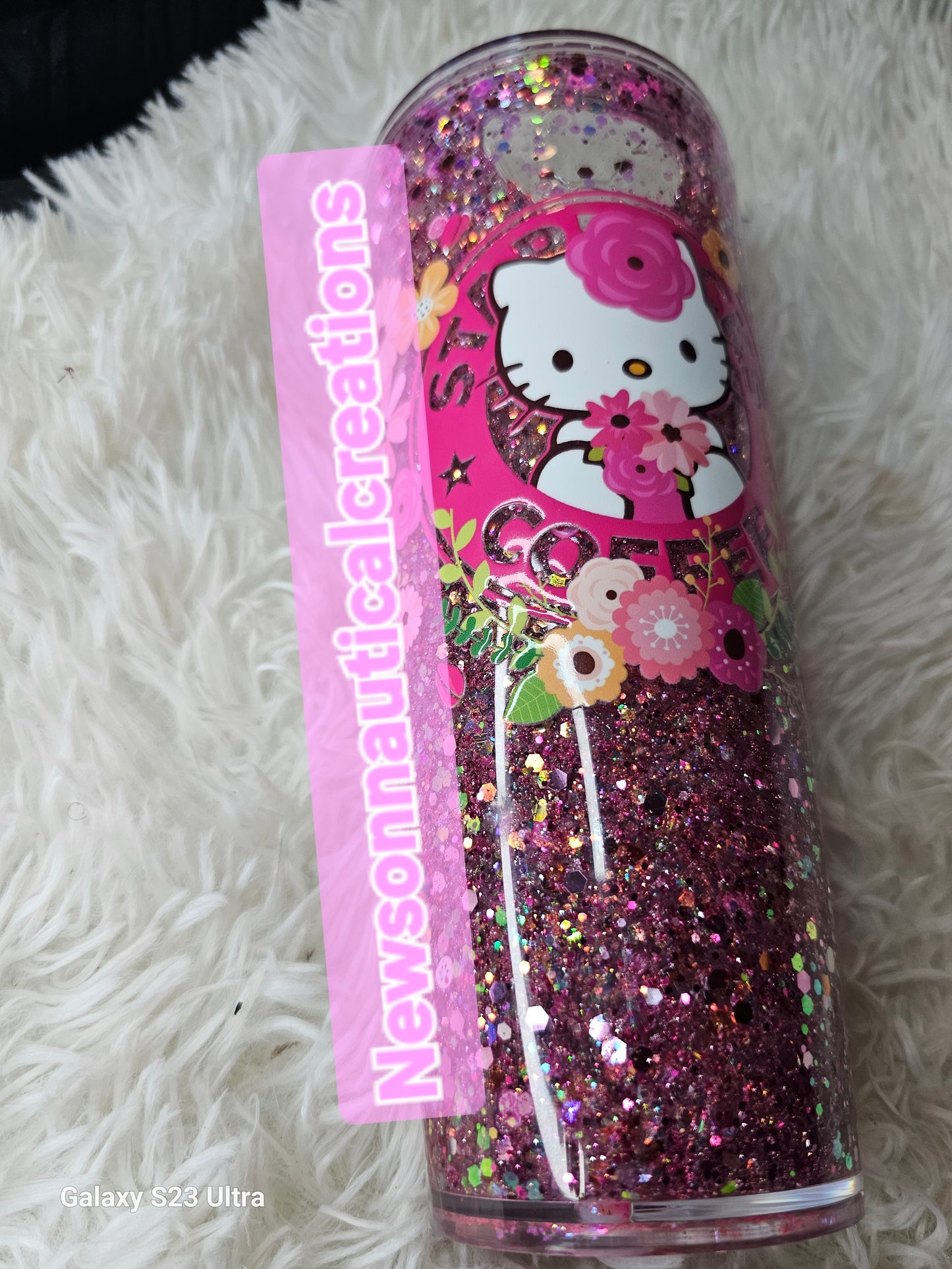 RTS HK Snowglobe 24oz Acrylic Tumbler